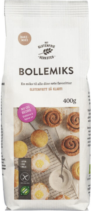 Det Glutenfrie Verksted Søt Bakemiks Økologisk