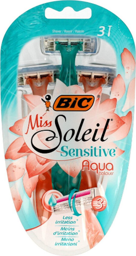 BIC Miss Soleil Sensitive Barberhøvel 3pk