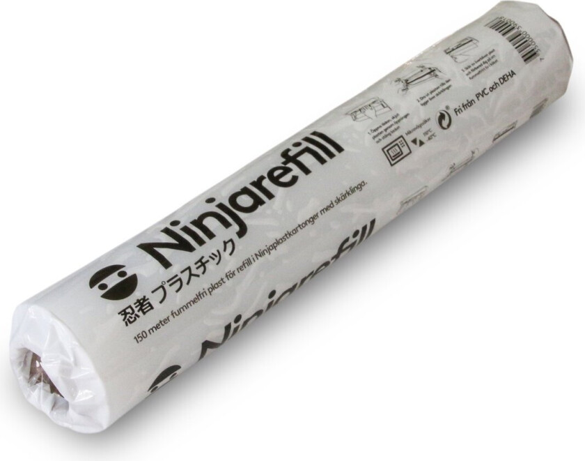 Ninjaplast Fummelfri Plastfolie Refill 150m