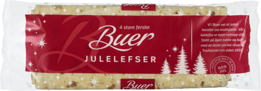 Buer Julelefser 4stk
