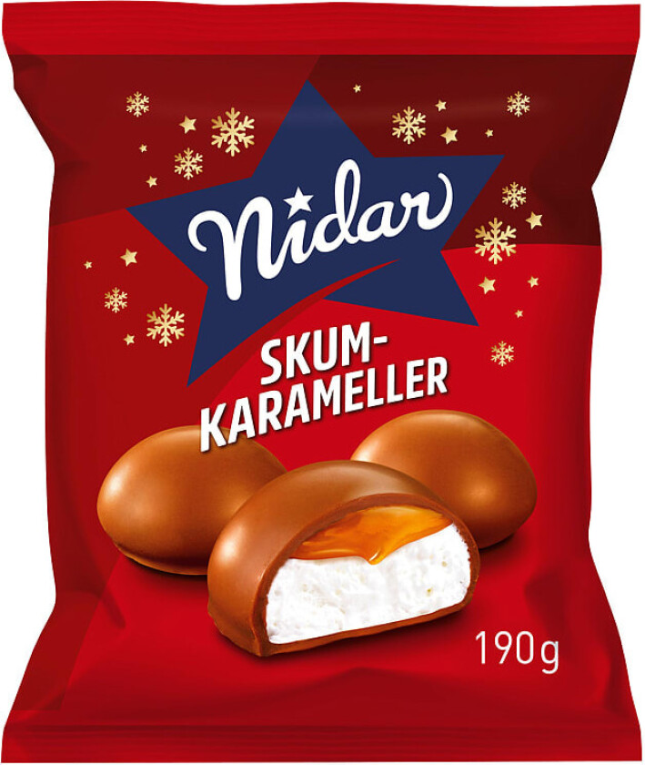 Nidar Skumkarameller 190g