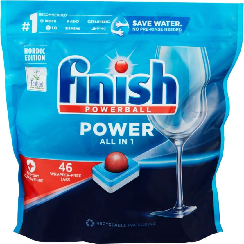 Finish Power All In One 46stk
