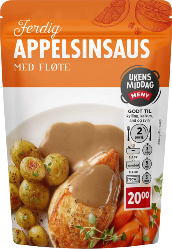 Appelsinsaus Kremet 2dl Meny