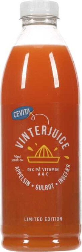 Vinterjuice Appelsin&Gulrot&Ingefær 1l