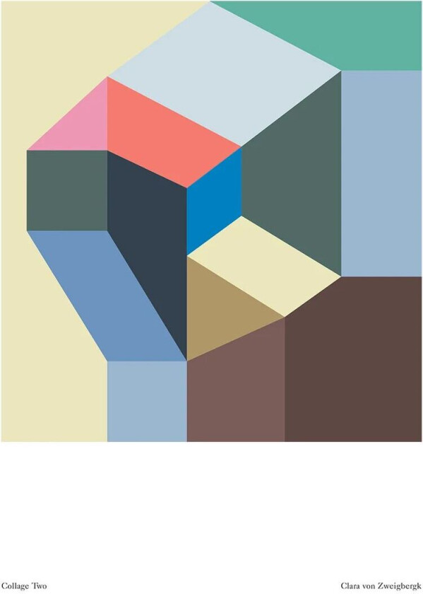 Collage Two plakat 50 x 70 cm