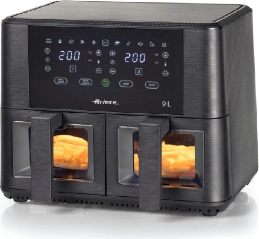 Ariete 4631/00 Double 9 L 2400 W Hot Air Fryer Black