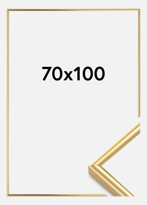 Bilde av Ramme Victoria Akrylglass Gull 70x100 Cm