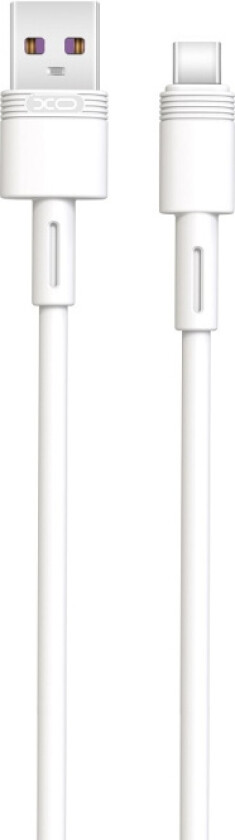 XO kabel NB-Q166 USB - USB-C 1,0 m 5A vit
