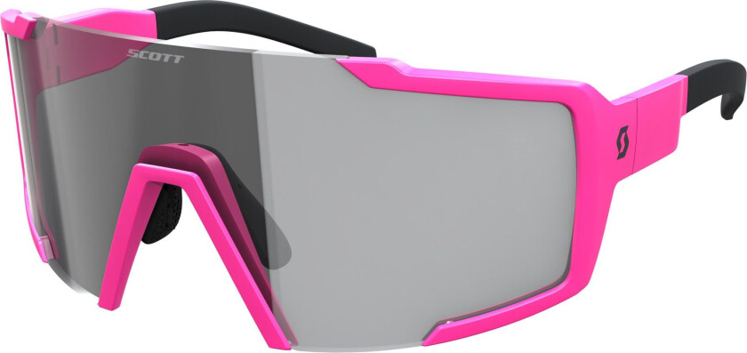 Shield Compact Light Sensitive Sykkelbriller Pink/Grå