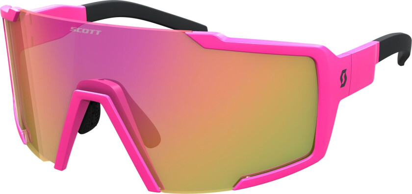 Shield Sykkelbriller Pink/PinkChrome