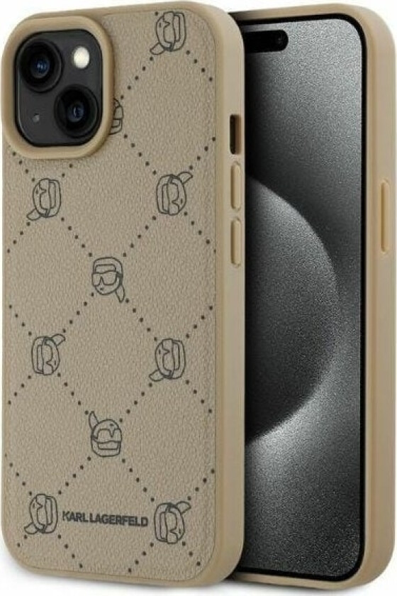 Klhmp15spgkhphe Iphone 15 6.1" Beige/Beige Magsafe Karl Heads
