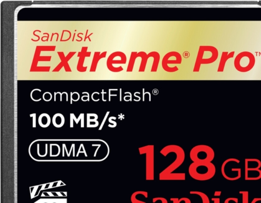 Sandisk Extreme Pro - Flashminnekort - 128 Gb - 667X - Compactflash