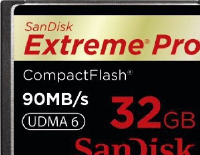 Sandisk Extreme Pro - Flashminnekort - 32 Gb - 600X - Compactflash