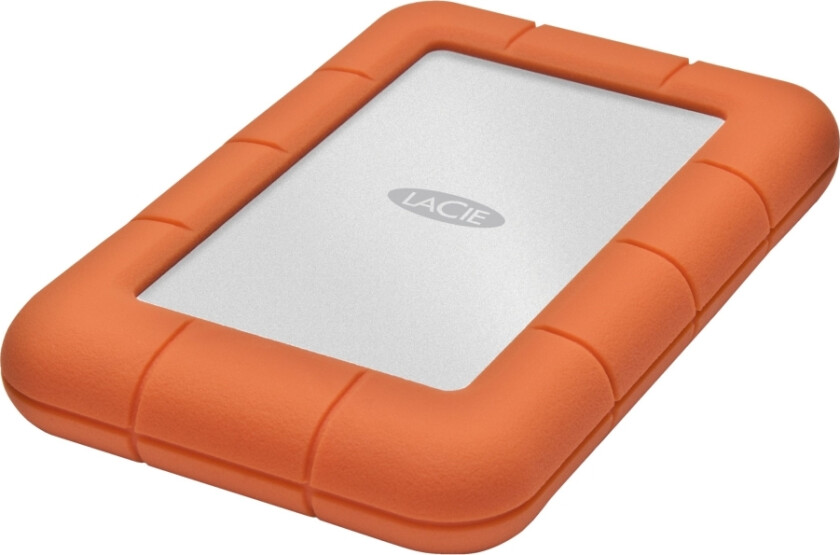 Lacie Rugged Usb-C - Harddisk - 1 Tb - Ekstern (Bærbar) - Usb 3.1 Gen 1 (Usb-C Kontakt) - Oransje