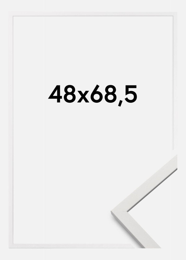 Ramme Edsbyn Akrylglass Hvit 48x68,5 Cm