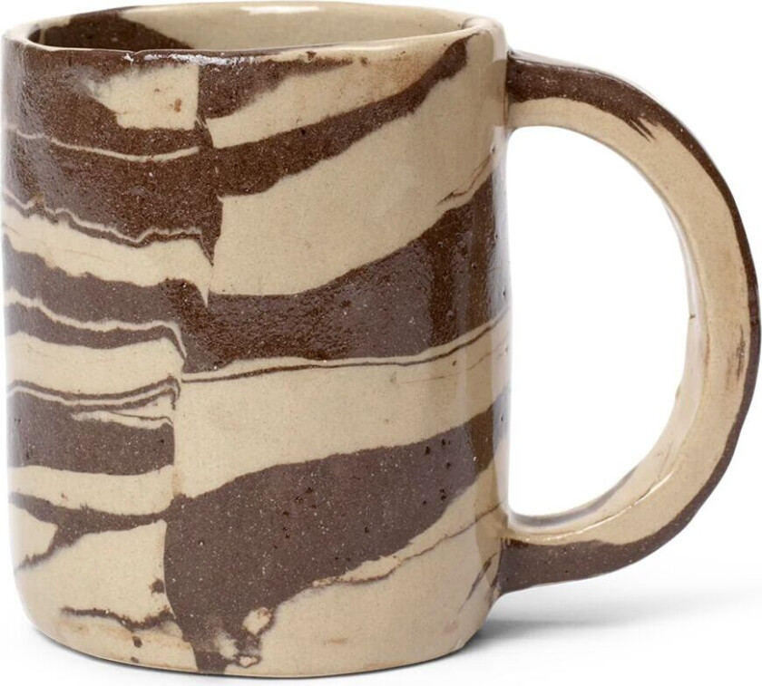 ferm LIVING Ryu krus høy 30 cl Sand-brown