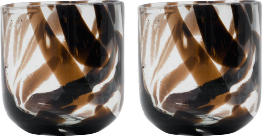 Home telysholder Ø9 cm 2-pakn. Mørkebrun