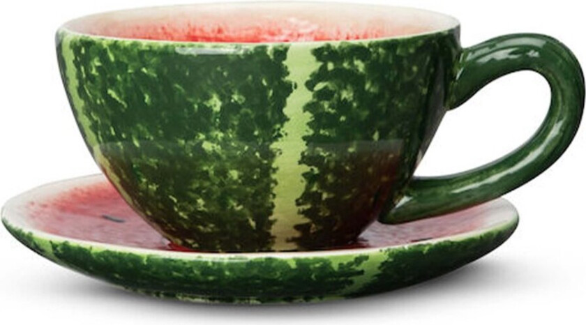 Watermelon kopp med fat 25 cl