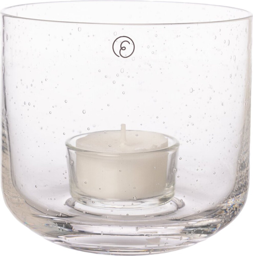 Ernst lyslykt i glass Ø10x9 cm