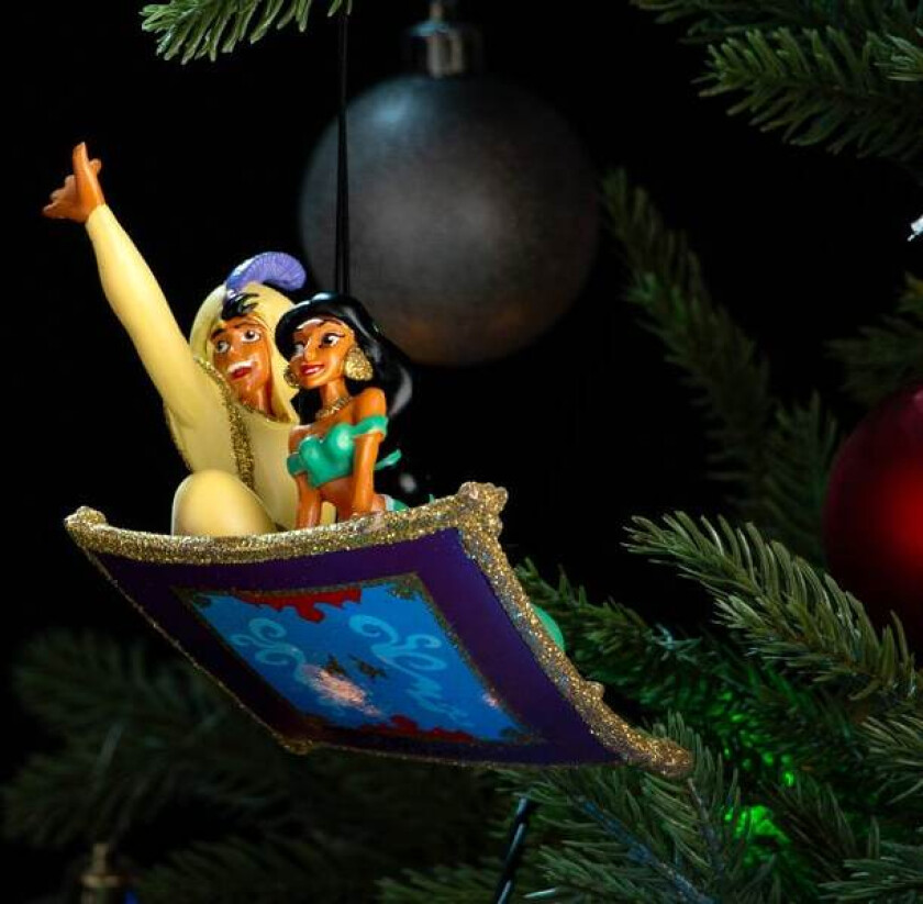 Juletrepynt Aladdin og Jasmine