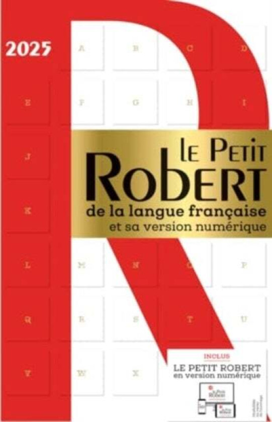 Le Petit Robert de La Langue Francaise 2025 with coded access to dictionary online