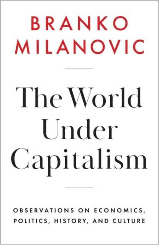 The World Under Capitalism Observations on Economics, Politics, History, and Culture