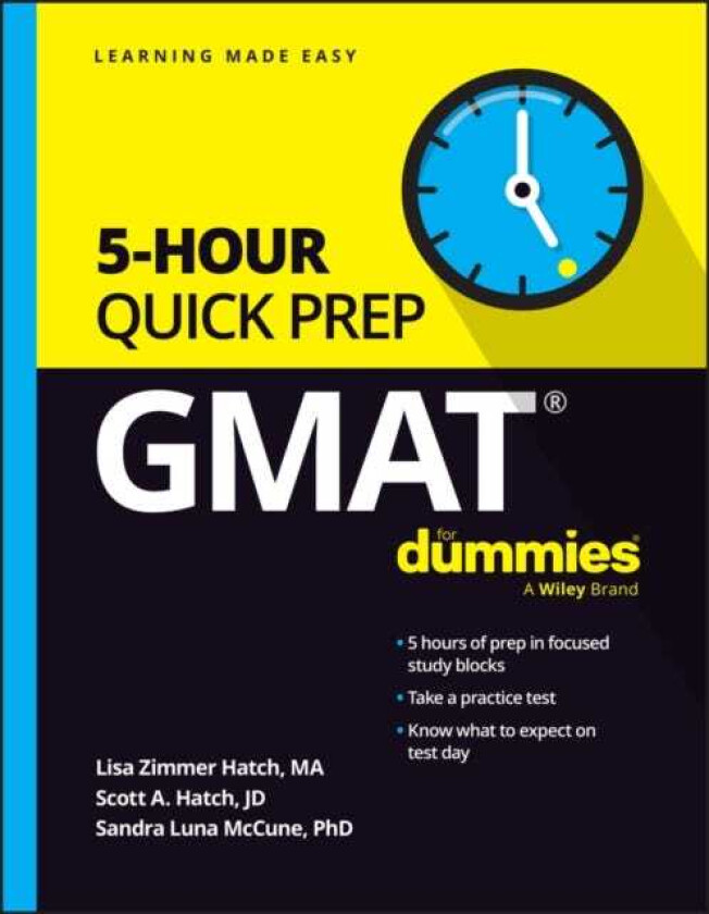GMAT 5Hour Quick Prep For Dummies