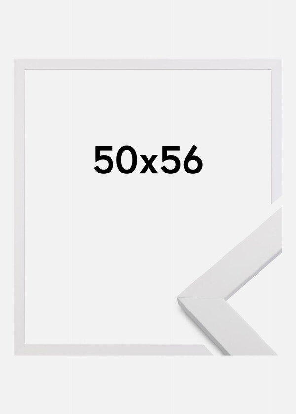 Ramme White Wood 50x56 Cm