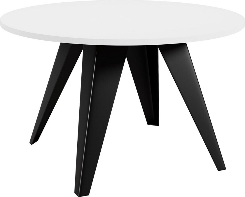 Festus Sofabord 75 cm - Svart/Hvit