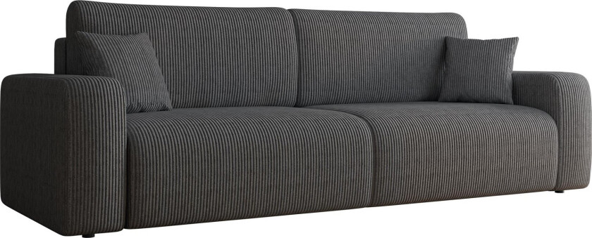 Barile Sofa 3-seter - Mørk grå