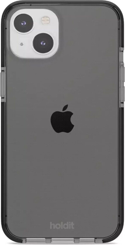 Holdit iPhone 15 Plus Seethru Deksel - Black