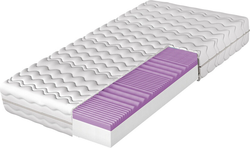 Calne Skummadrass 140x200 cm - Hvit