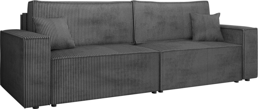 Hobson Sofa 3-seter - Mørk grå