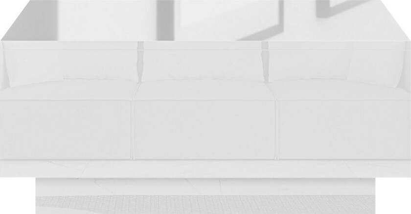 Adrianah Sofabord 90 cm - Hvit