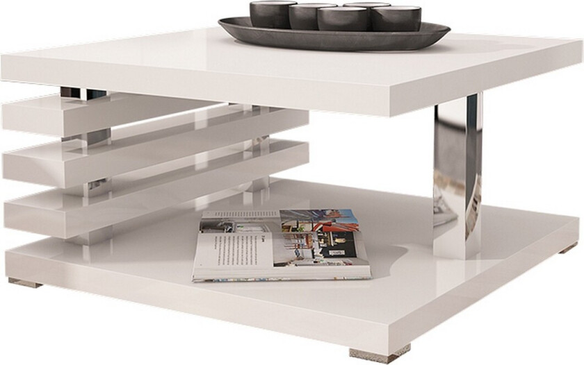 Seika Sofabord 60 cm - Hvit