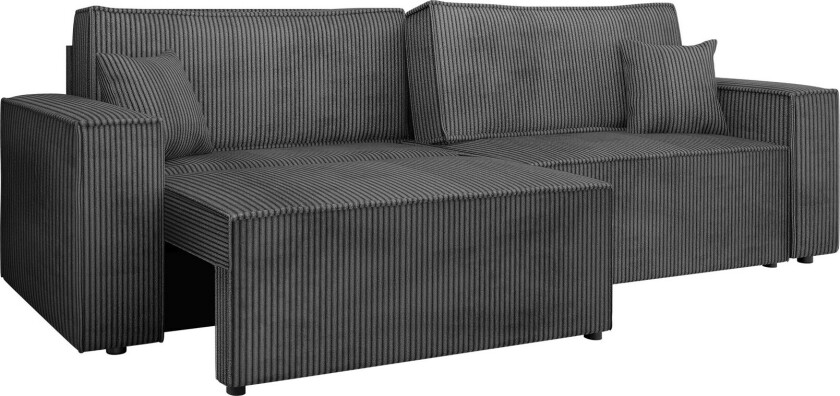 Hobson Sofa 3-seter - Mørk grå