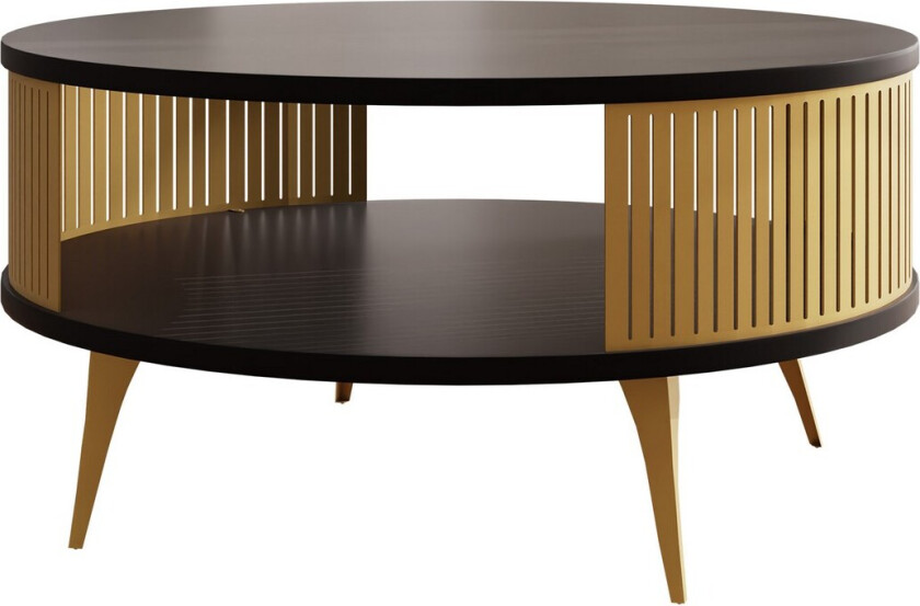 Galia Sofabord 75 cm - Gull/Svart