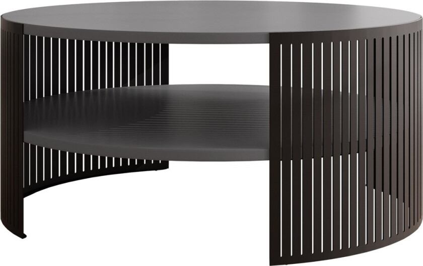 Friend Sofabord 75 cm - Svart/Lys grå