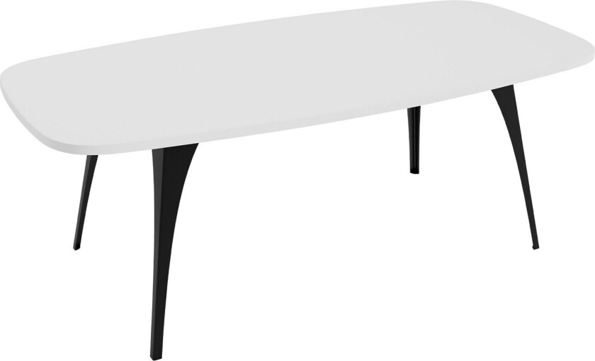 Elwyn Sofabord 120 cm - Svart/Hvit