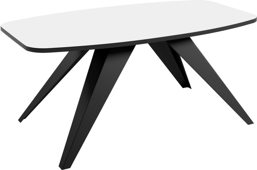 Hilts Sofabord 120 cm - Svart/Hvit