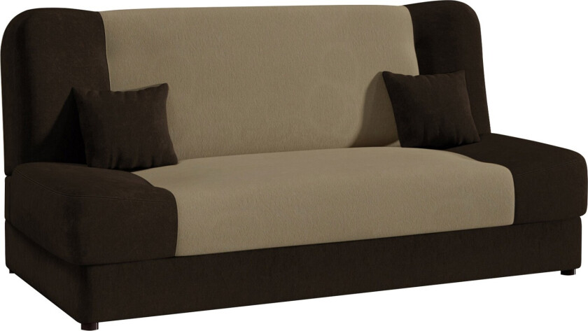 Abron Sofa 3-seter - Brun/Beige