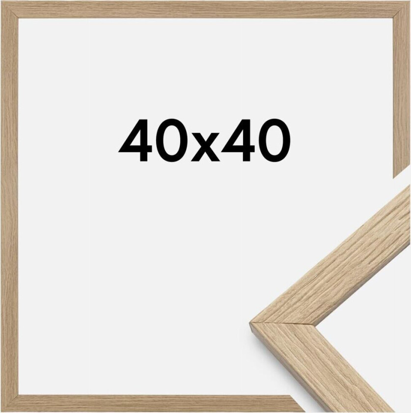 Ramme Stilren Akrylglass Eik 40x40 Cm