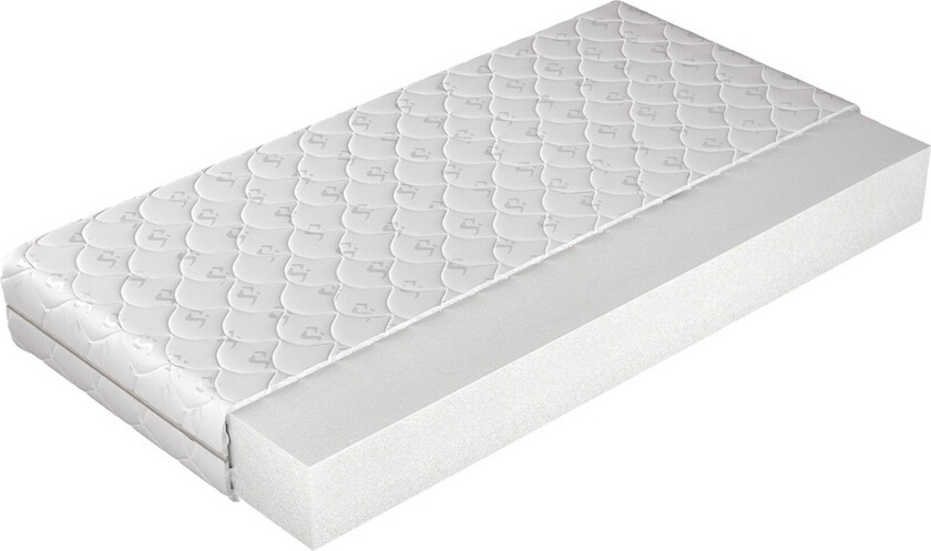 Skegrie Skummadrass 80x200 cm - Hvit