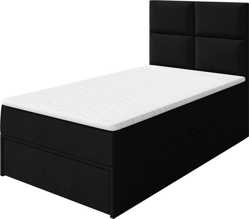 Bodskatan Sengpakke Kontinentalseng 90x200 cm - Svart