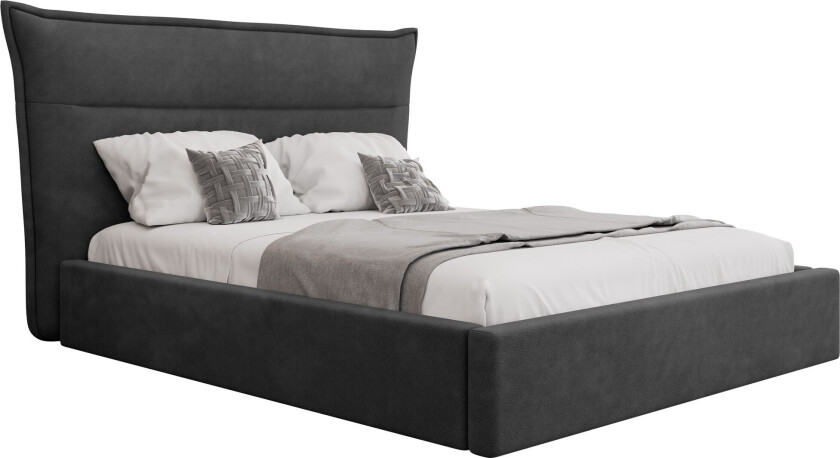 Gare Sengeramme 140x200 cm - Mørk grå