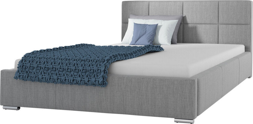 Sirdal Sengeramme 160x200 cm - Lys grå