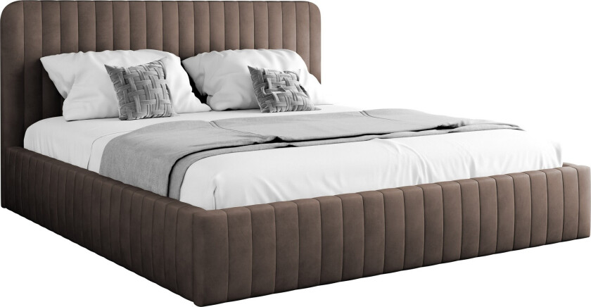 Flanna Sengeramme 160x200 cm - Brun