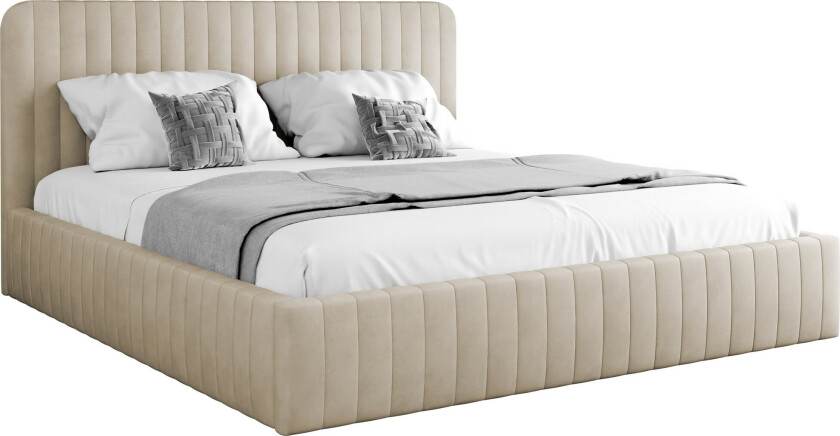 Flanna Sengeramme 140x200 cm - Beige