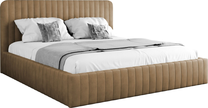 Flanna Sengeramme 140x200 cm - Brun