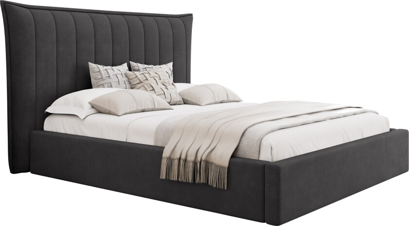 Garson Sengeramme 140x200 cm - Mørk grå